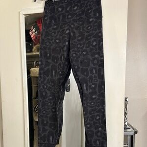 Lululemon Athletica Black Patterned Leggings